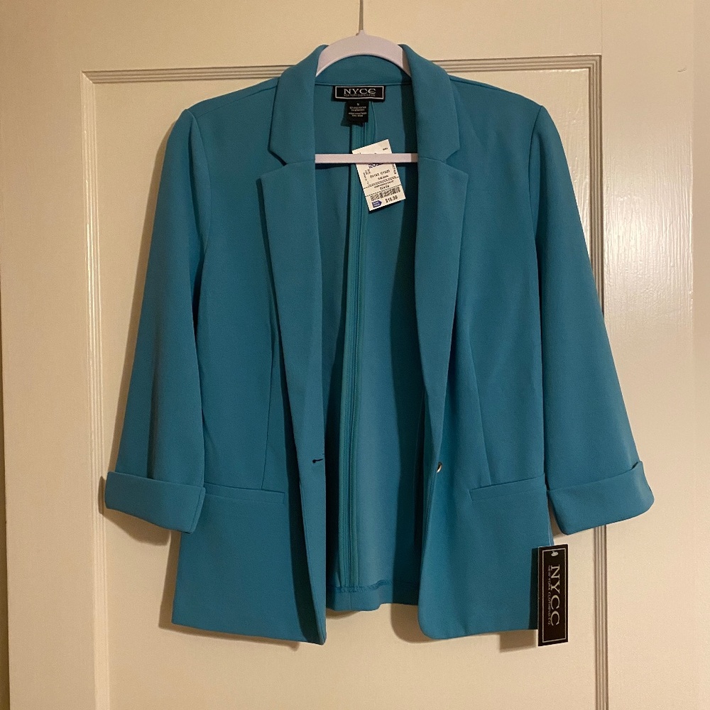 Women's Blue Blazer Jacket - Small - NEW WITH TAGS